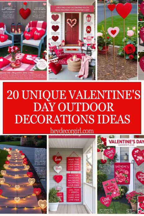 Valentine's Day Outdoor Decorations Ideas