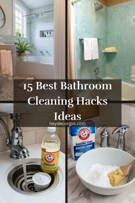 Bathroom Cleaning Hacks Ideas