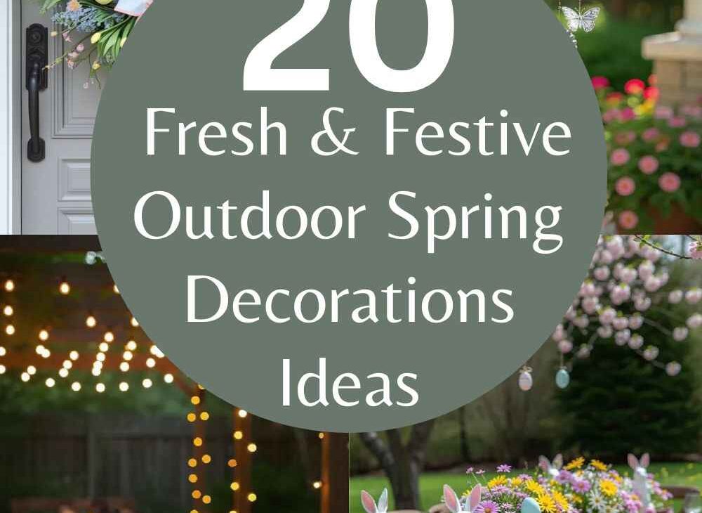 Outdoor Spring Decorations Ideas