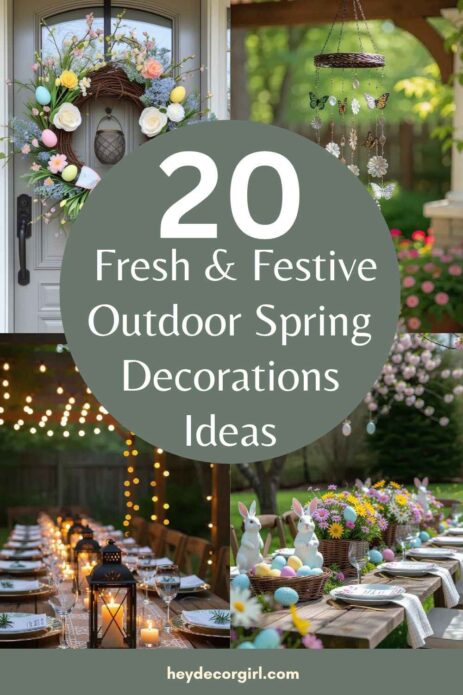 Outdoor Spring Decorations Ideas