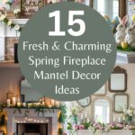 Spring Fireplace Mantel Decor Ideas