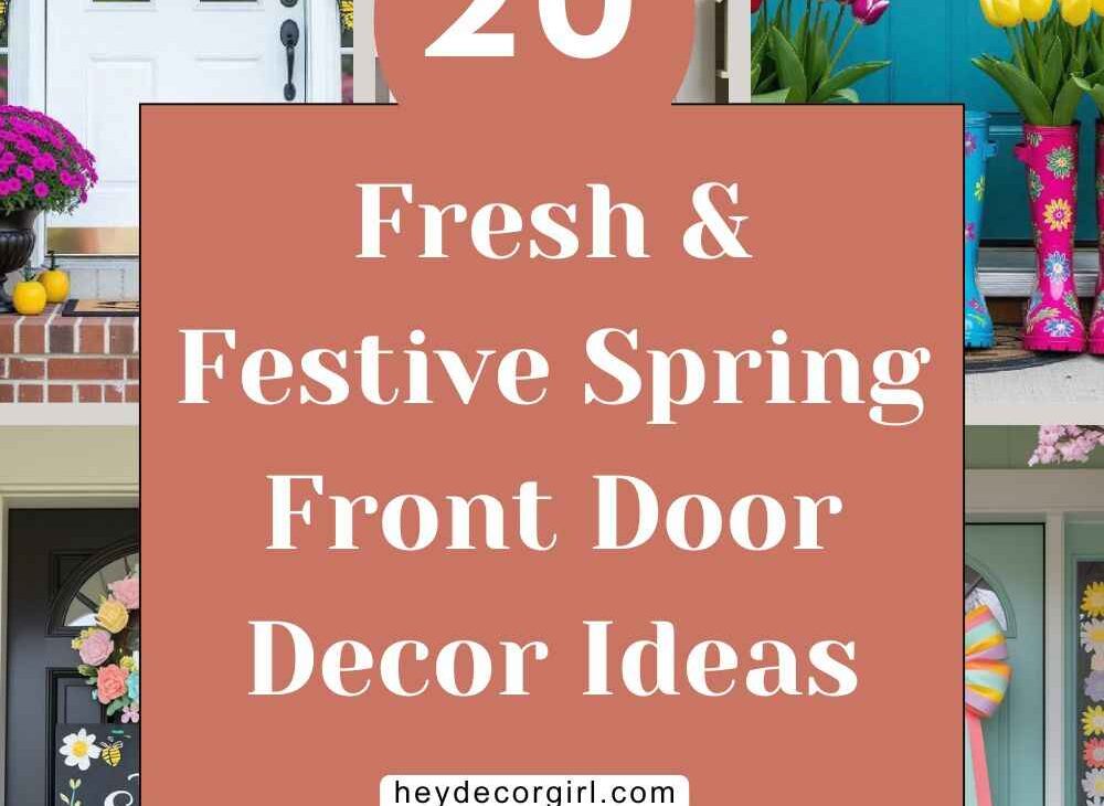 Spring Front Door Decor Ideas