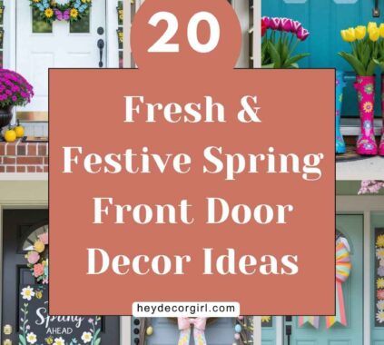 Spring Front Door Decor Ideas