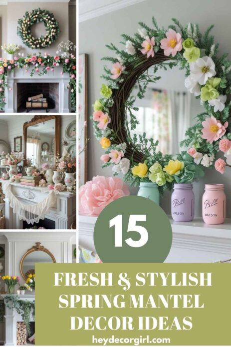 Spring Mantel Decor Ideas