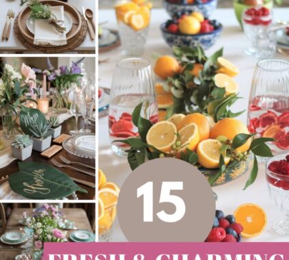 Spring Table Decoration Ideas