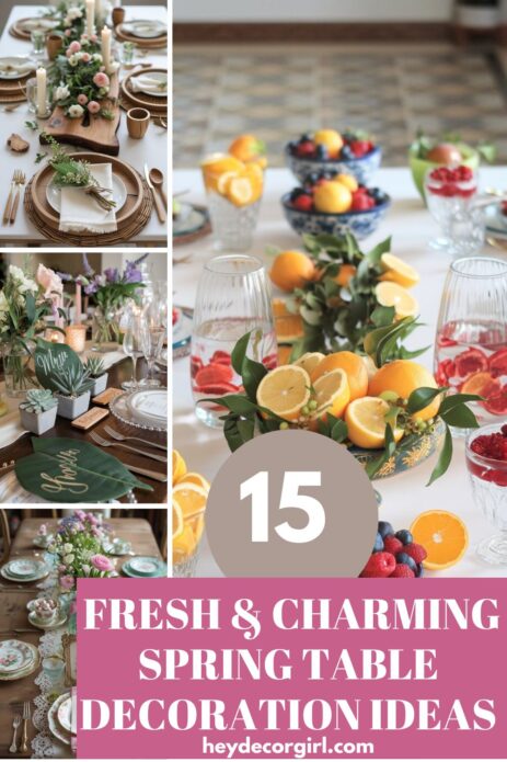 Spring Table Decoration Ideas