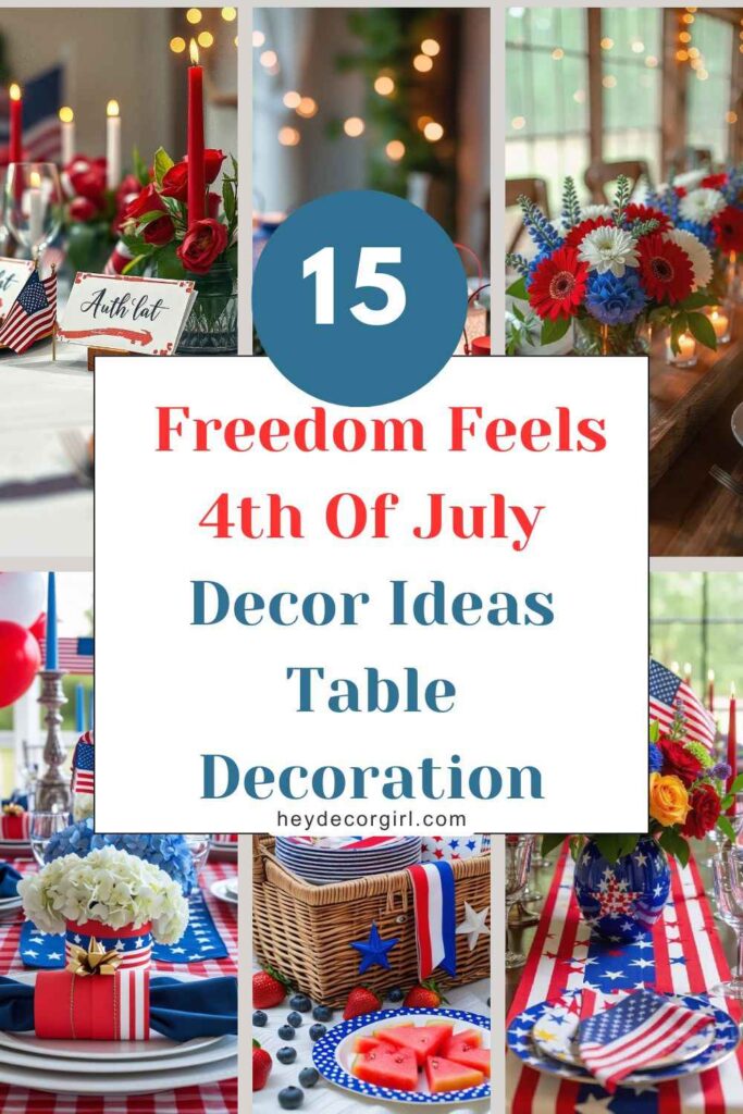 4th Of July Decor Ideas Table Decoration