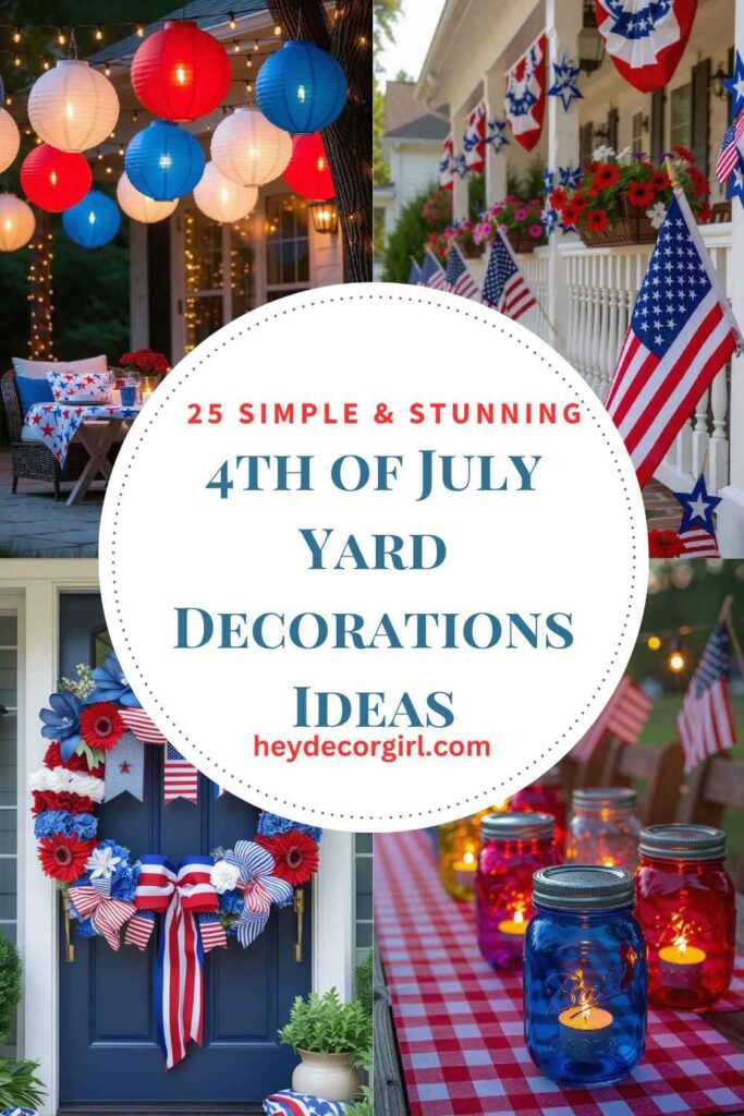 4th of July Yard Decorations Ideas