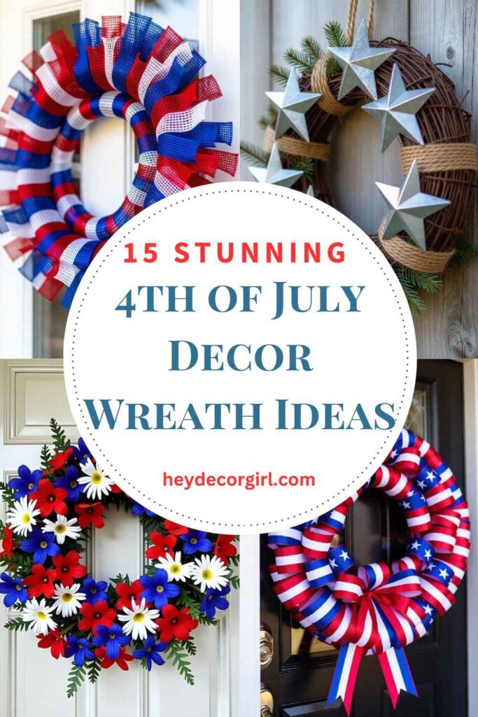 4th of July decor wreath ideas