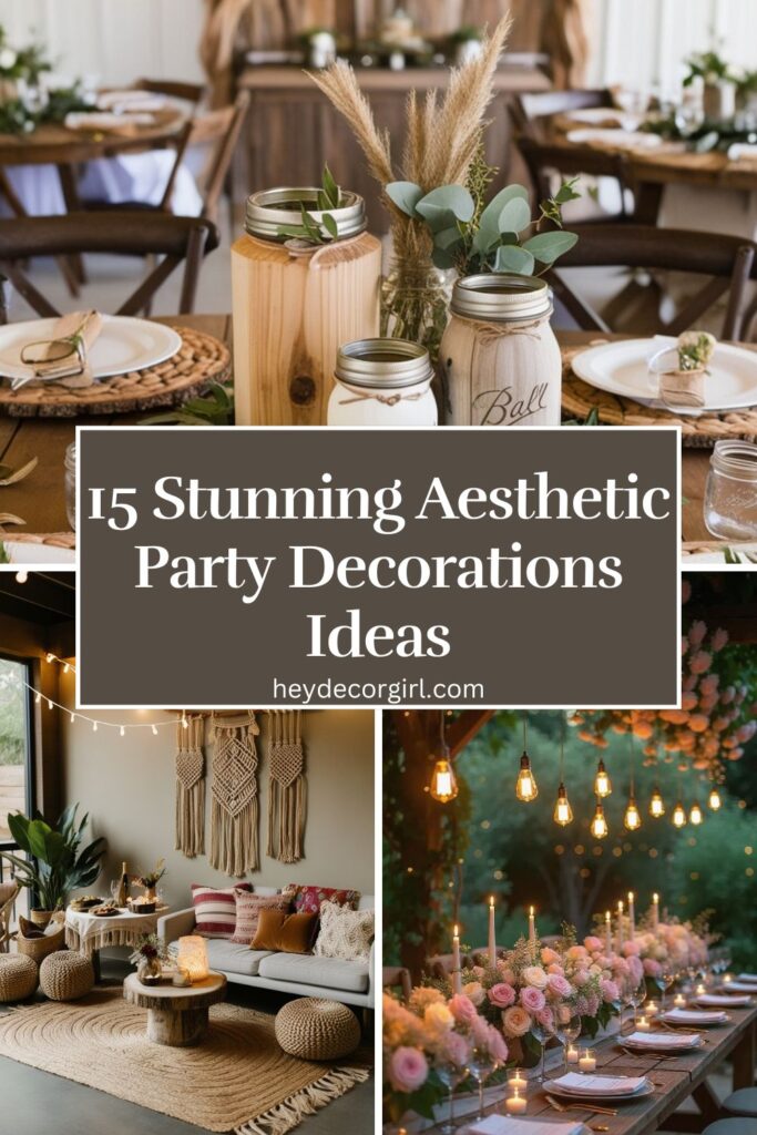 Aesthetic Party Decorations Ideas