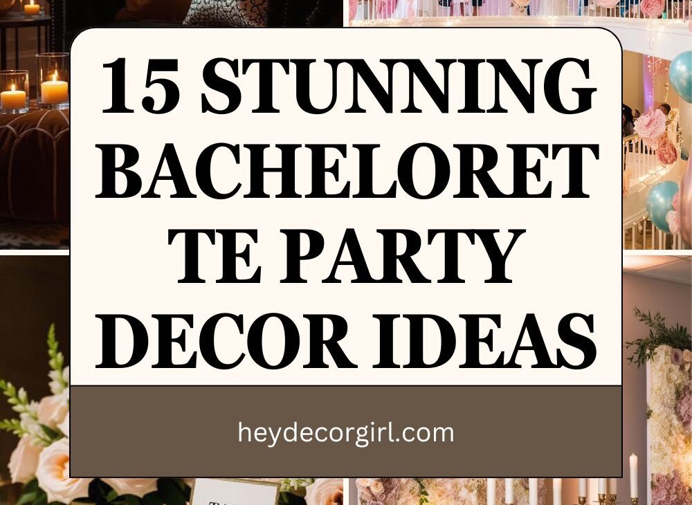 Bachelorette Party Decor Ideas