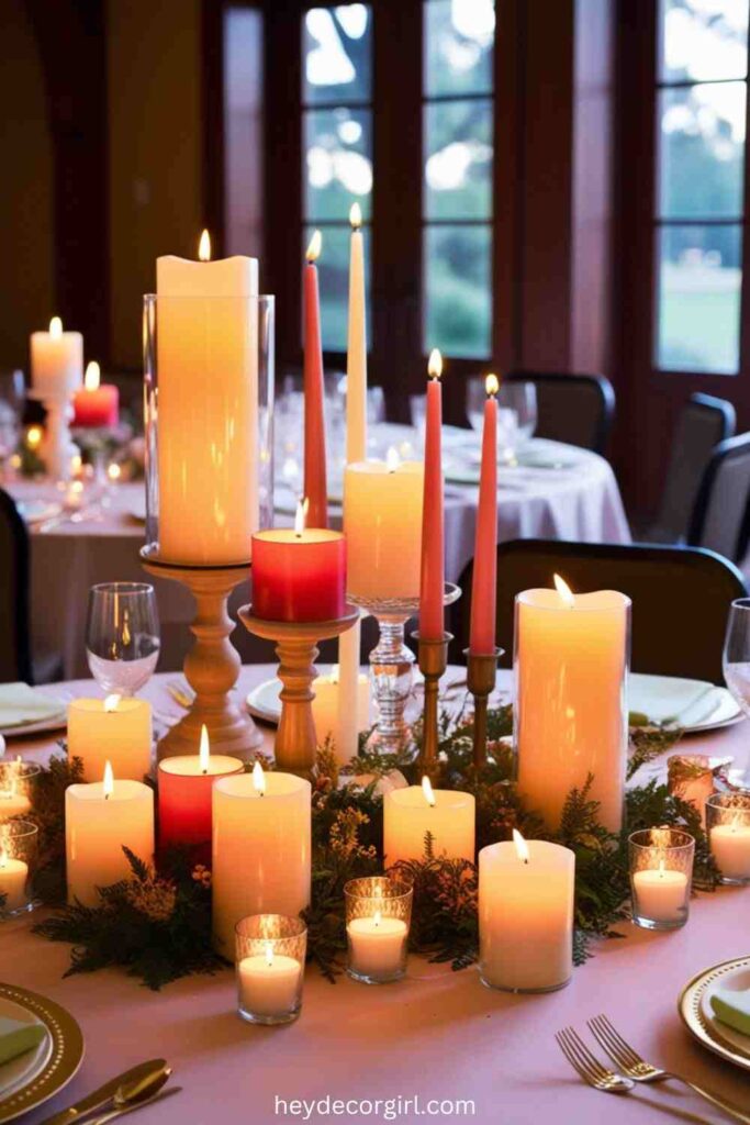 Spooky Candle Centerpieces