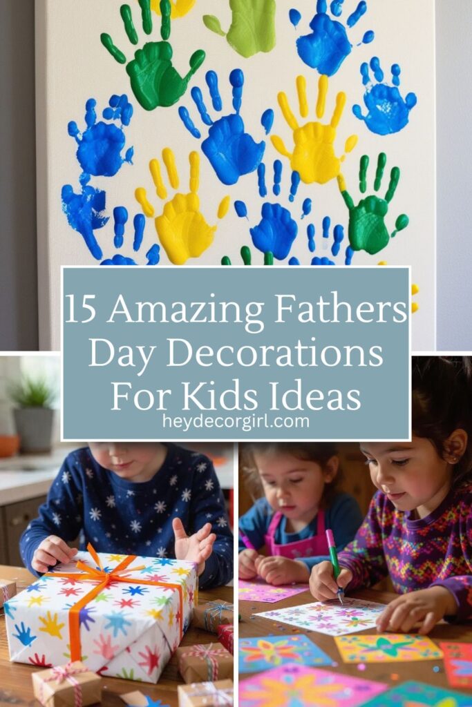 Fathers Day Decorations For Kids Ideas