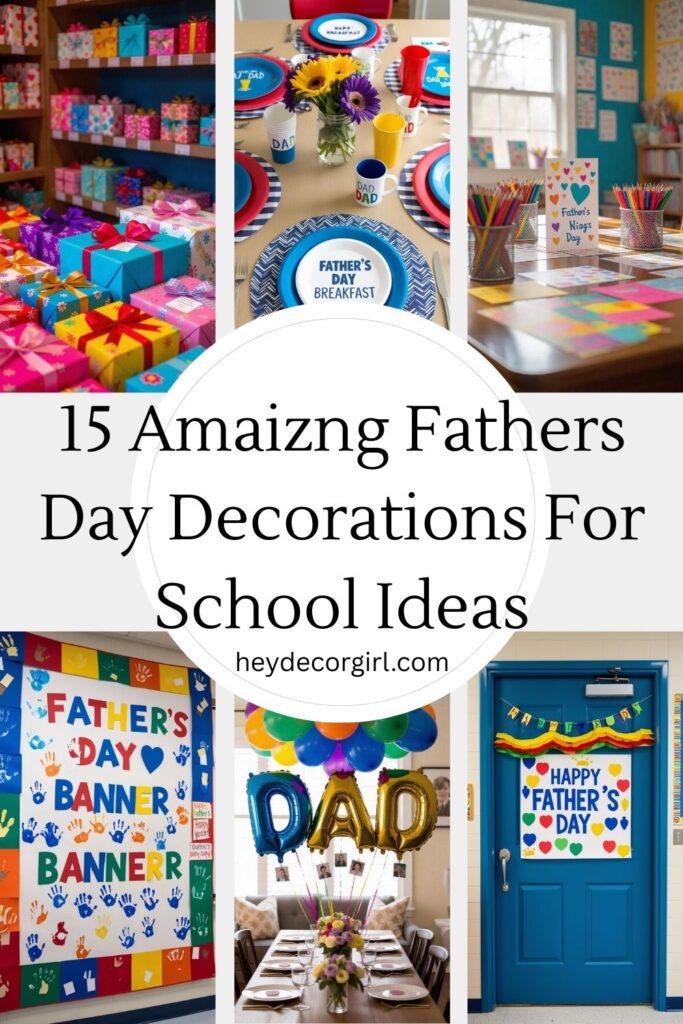 Fathers Day Decorations For School Ideas