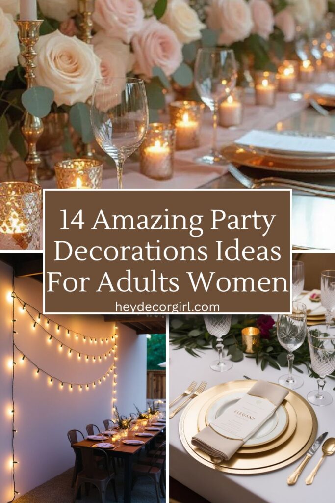 Party Decorations Ideas For Adults Women