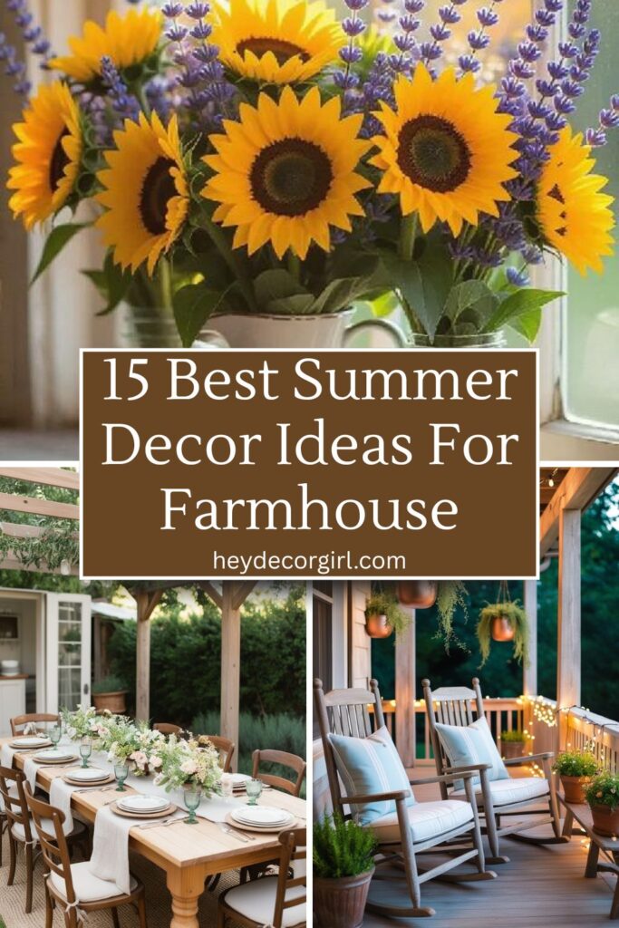 Summer Decor Ideas For Farmhouse