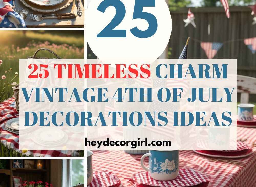 Vintage 4th Of July Decorations Ideas