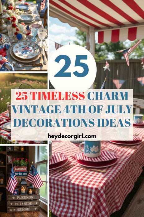 Vintage 4th Of July Decorations Ideas