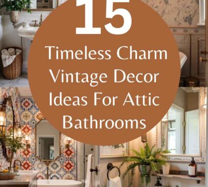 Vintage Decor Ideas For Attic Bathrooms