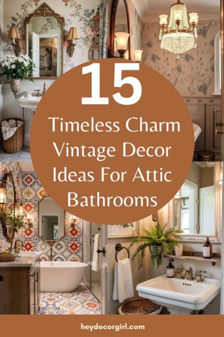 Vintage Decor Ideas For Attic Bathrooms