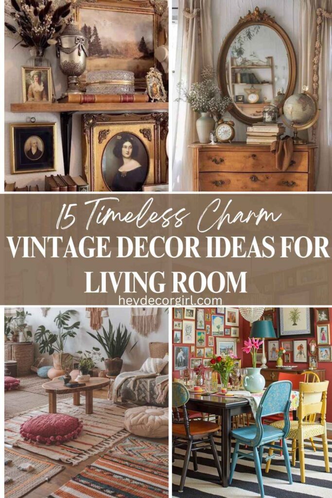 Timeless Charm Vintage Decor Ideas For Living Room - Hey Decor Girl ...