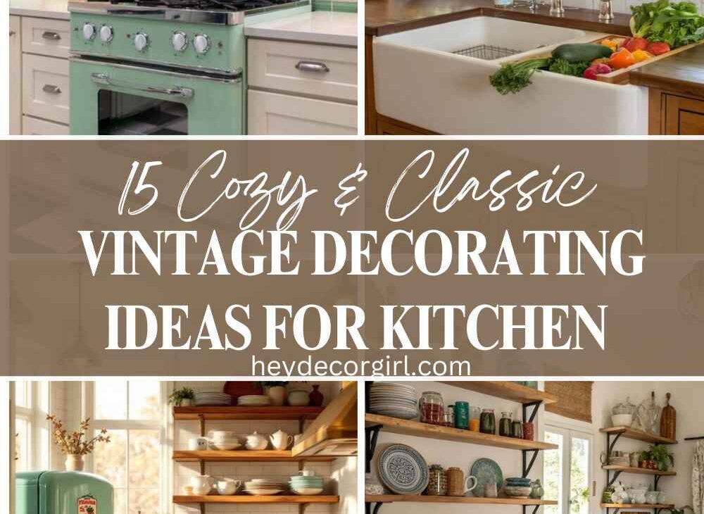 Vintage Decorating Ideas For Kitchen