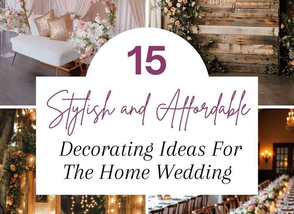 Decorating Ideas For The Home Wedding