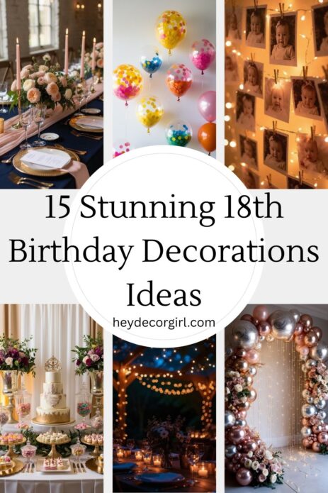 18th Birthday Decorations​ Ideas