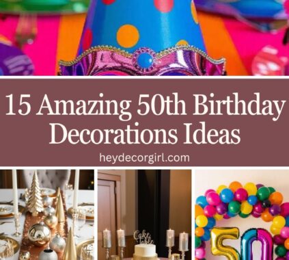 50th Birthday Decorations Ideas