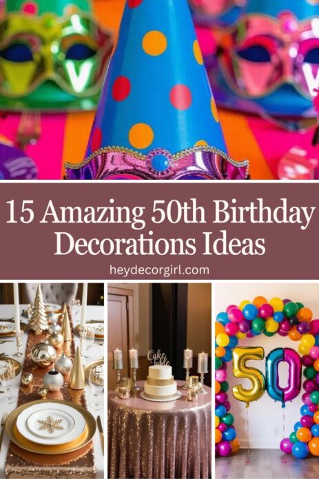 50th Birthday Decorations Ideas