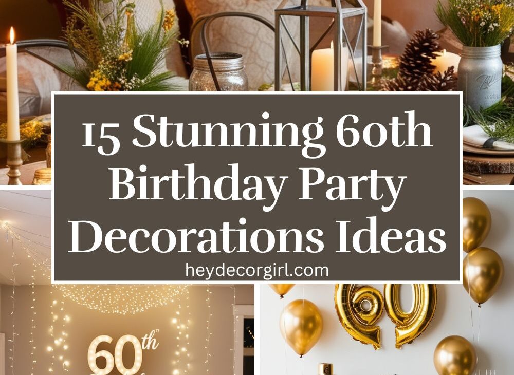60th Birthday Party Decorations Ideas