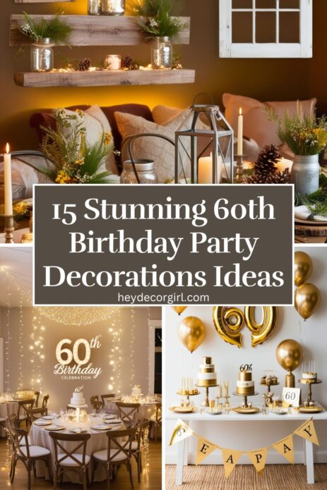 60th Birthday Party Decorations Ideas