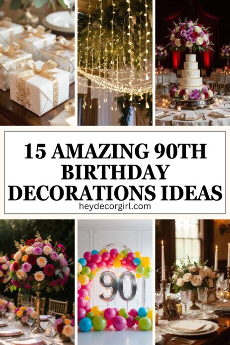 90th Birthday Decorations​ Ideas