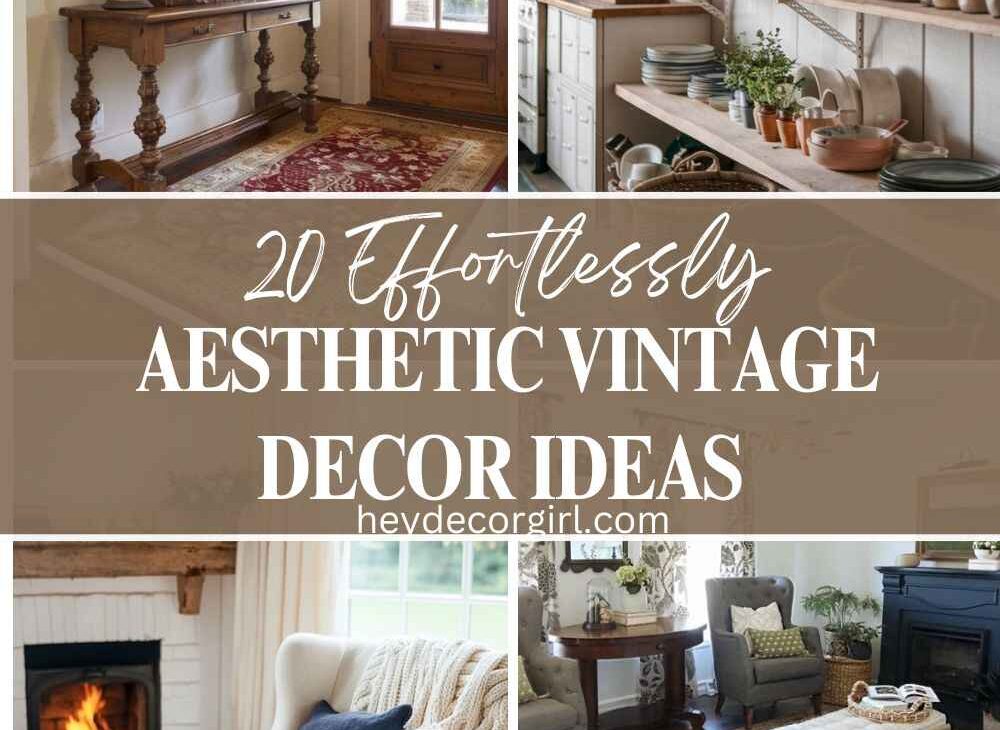 Aesthetic Vintage Decor Ideas