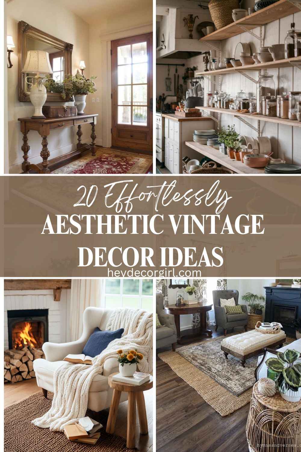 Aesthetic Vintage Decor Ideas