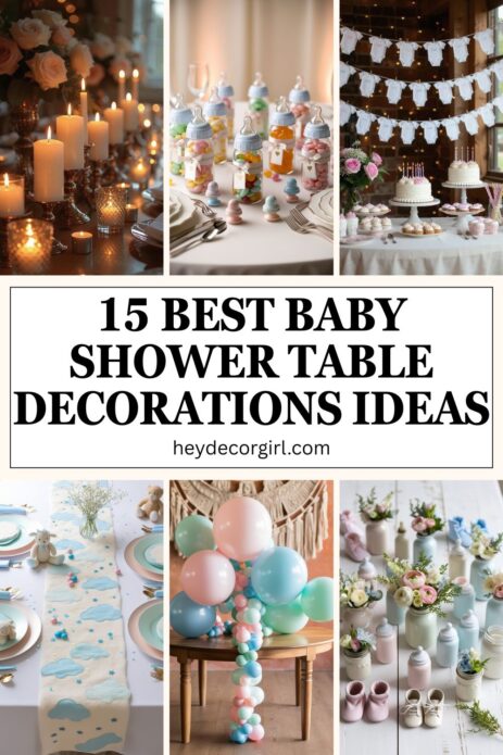 Baby Shower Table Decorations​ Ideas