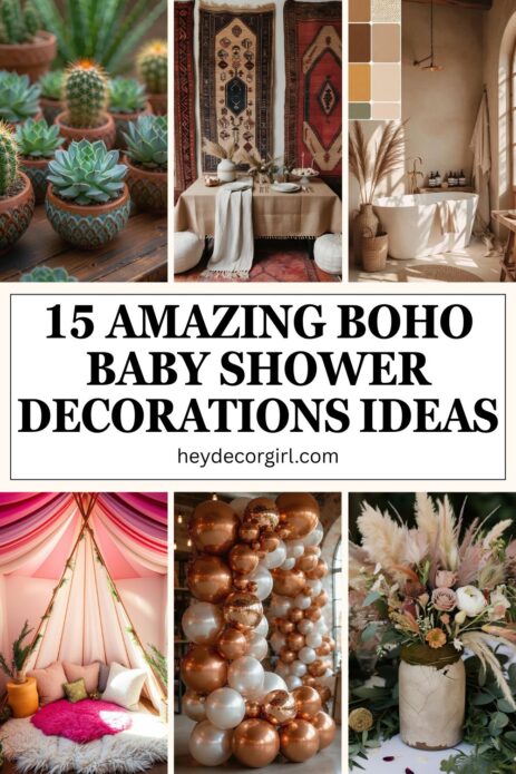 Boho Baby Shower Decorations​​ Ideas