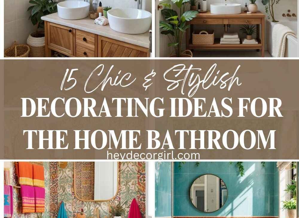 Decorating Ideas For The Home Bathroom