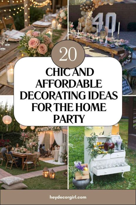 Decorating Ideas For The Home Party