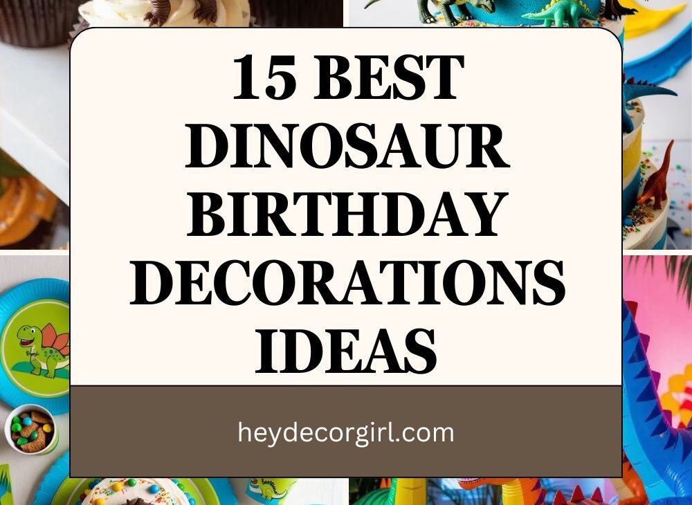 Dinosaur Birthday Decorations​​ Ideas