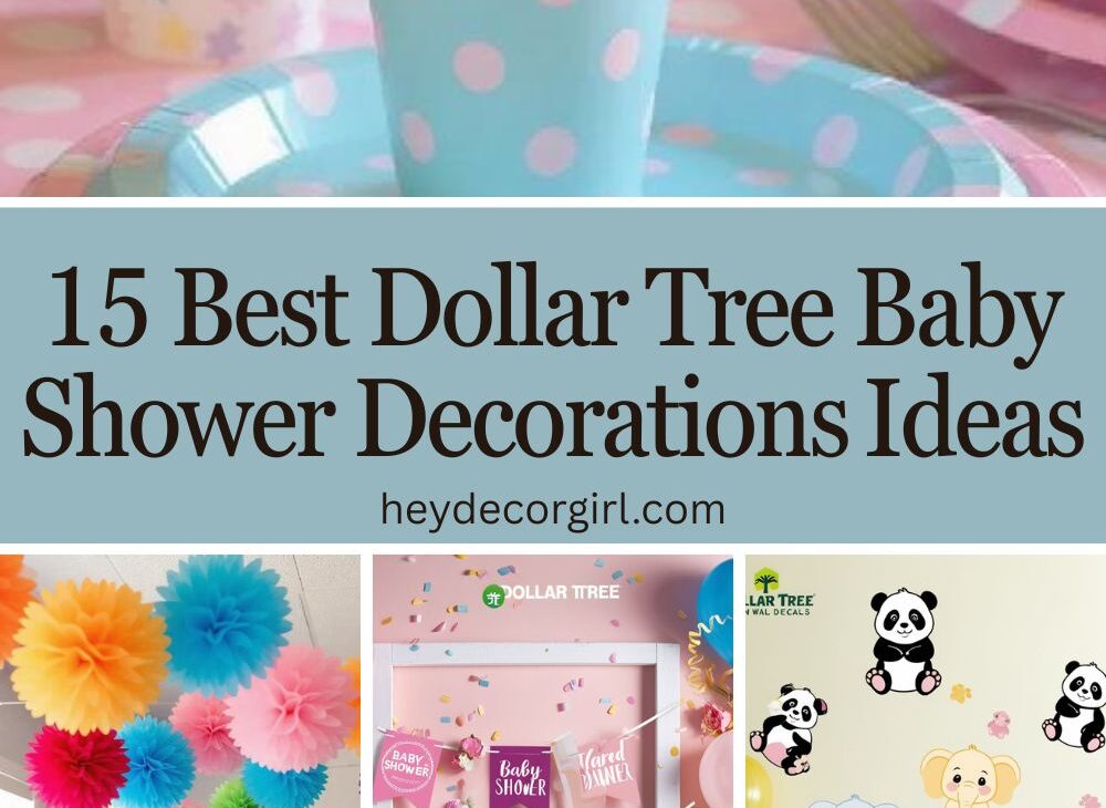 Dollar Tree Baby Shower Decorations​ Ideas