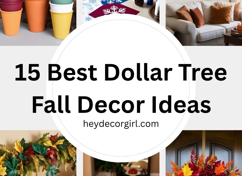 Dollar Tree Fall Decor​ Ideas