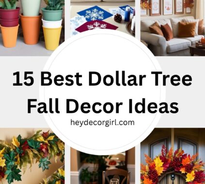Dollar Tree Fall Decor​ Ideas