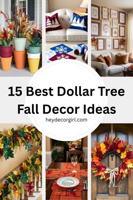 Dollar Tree Fall Decor​ Ideas