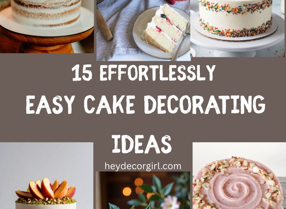 Easy Cake Decorating Ideas