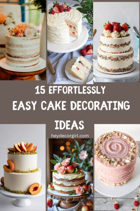 Easy Cake Decorating Ideas