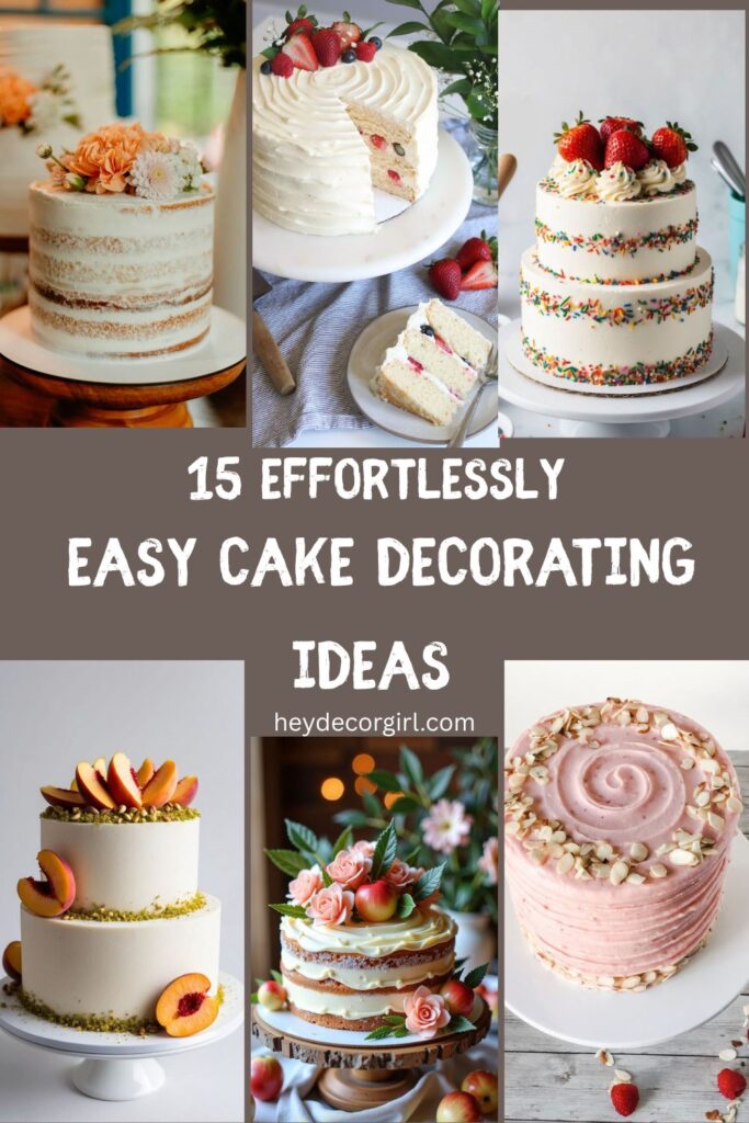 Easy Cake Decorating Ideas