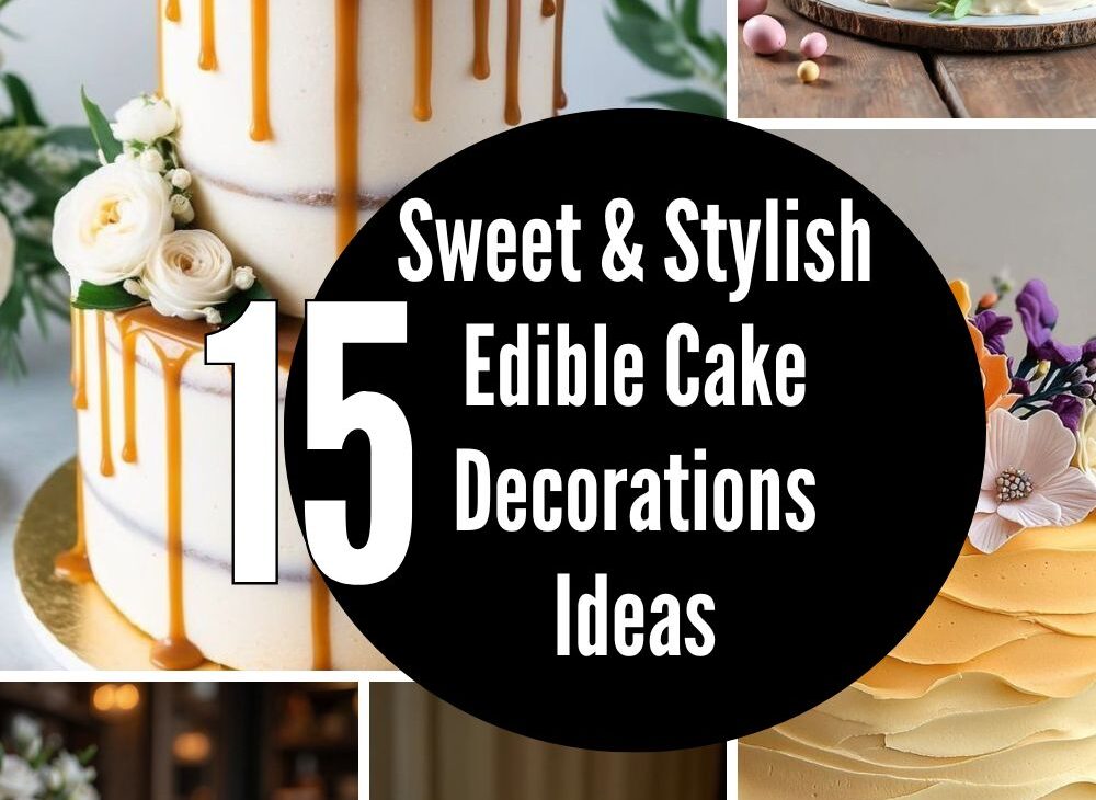 Edible Cake Decorations Ideas