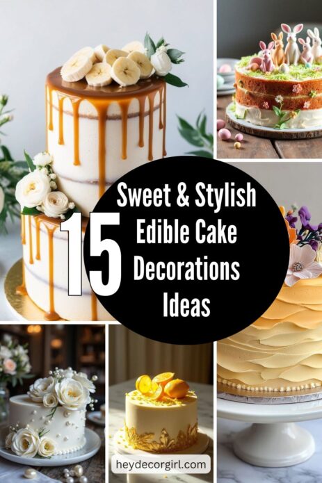 Edible Cake Decorations Ideas