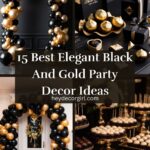 Elegant Black And Gold Party Decor Ideas